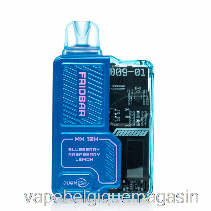Vape Shop Bruxelles Freemax Friobar Mx 10k Jetable Myrtille Framboise Citron